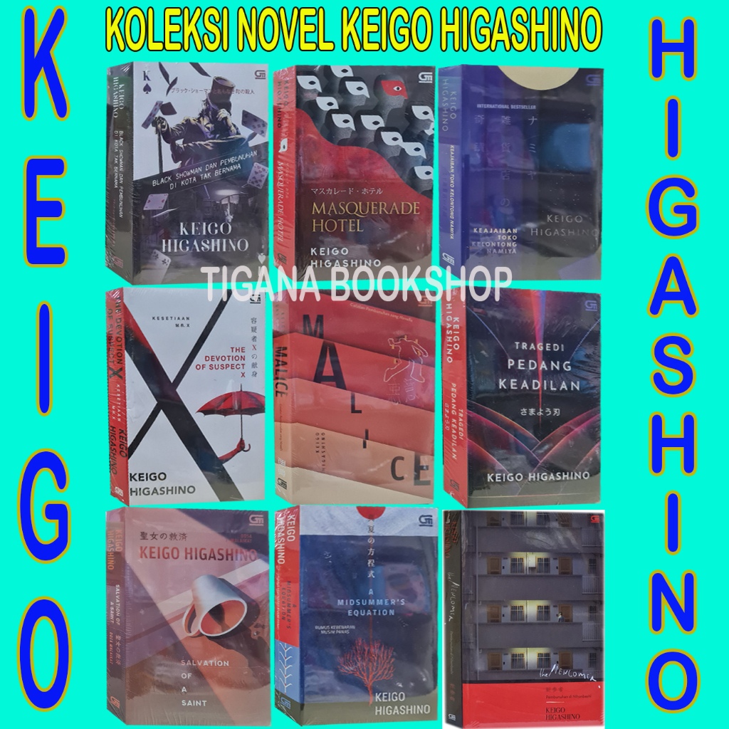 Novel Keigo Higashino - BLACK SHOWMAN Original