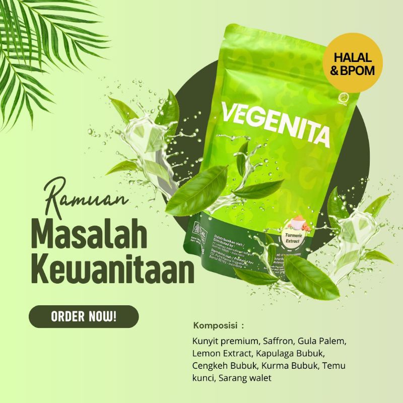 

[Ready stok] Minuman kewanitaan Vegenita by jeddina