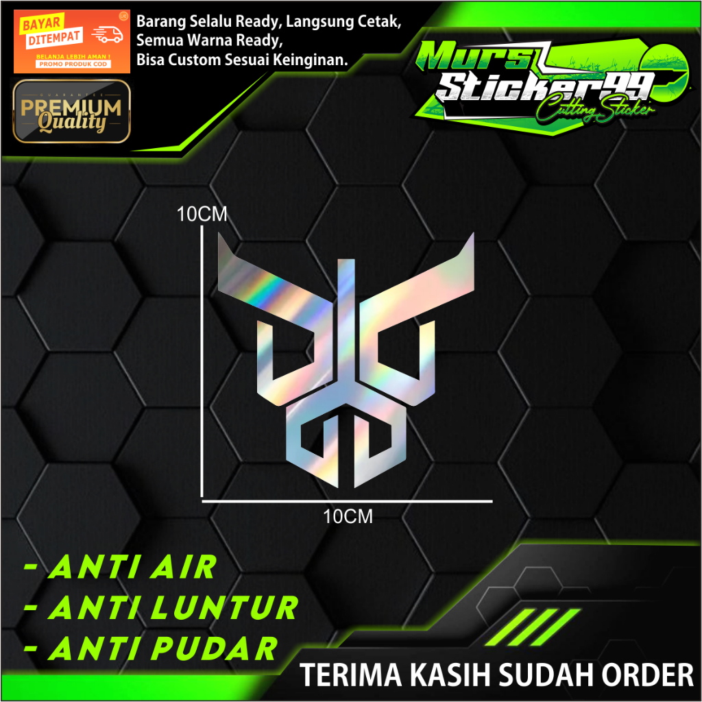 Sticker Cutting LOGO KAMEN RIDER KUUGA Cocok Untuk Motor Dan Mobil