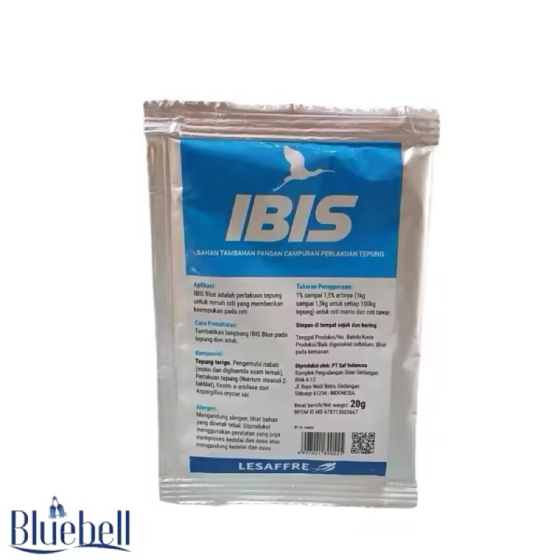

Ibis Blue 20g Pelembut Roti