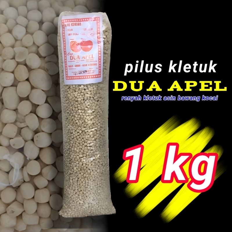 

Pilus kletuk kocai 1 bal cap DUA APEL asli Tegal isi 1kg