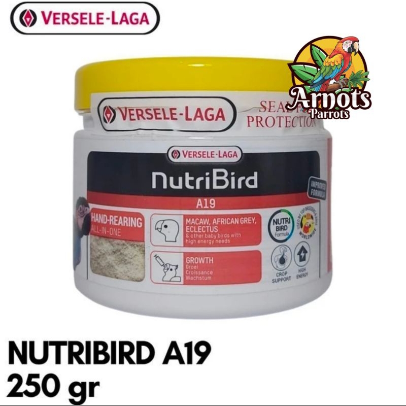 NUTRIBIRD A19 250 GR VERSELE LAGA PAKAN LOLOH BURUNG