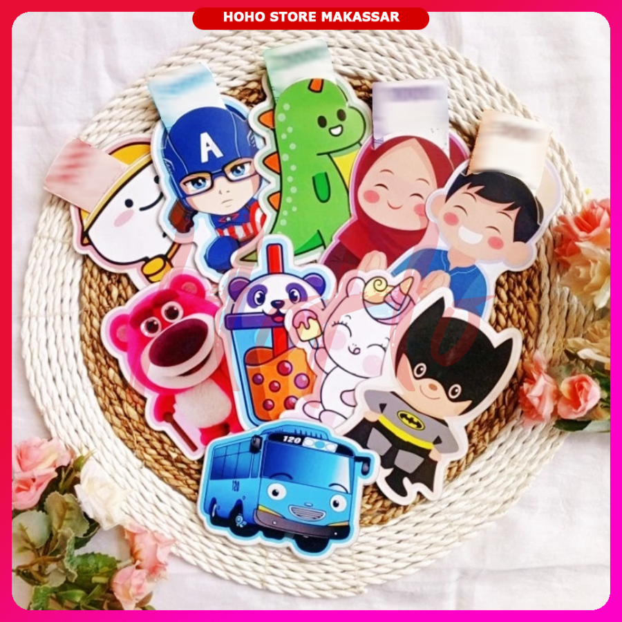 

ISI 5 PCS AMPLOP LEBARAN 3D KARAKTER LUCU