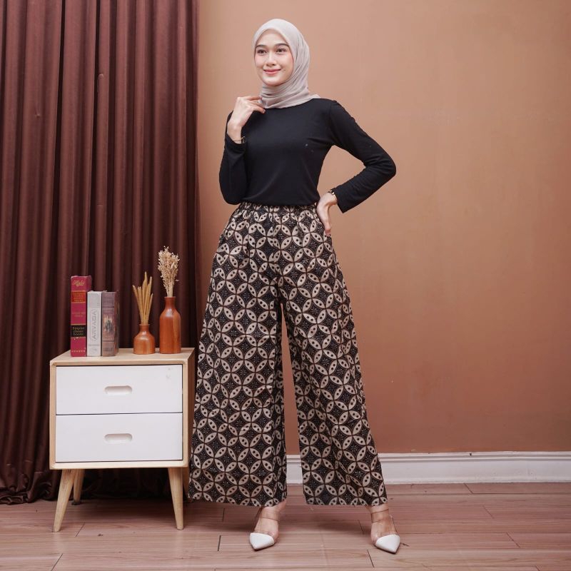 Kulot Batik Wanita Modern Korean style