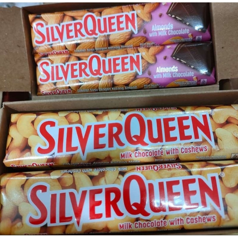 

SILVERQUEEN 55 GR|PROMO AMBYAR|SILVER QUEEN COKLAT|KADO HADIAH