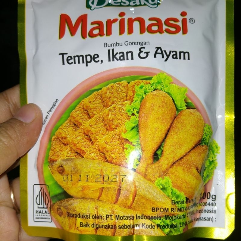 

desaku marinas tempe ikan tahu ayam 100 gram