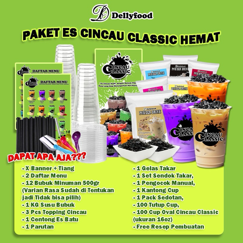 

Paket Usaha Es Cincau Classic / Minuman Kekinian Cincau