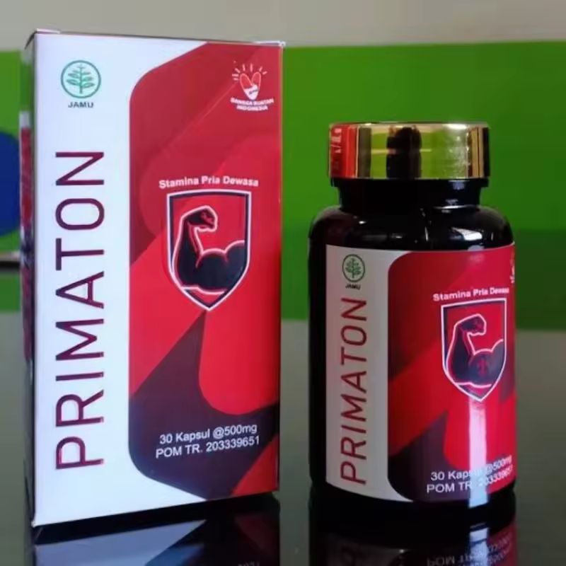 PRIMATON Suplemen Pria Terbaik Obat Penambah Stamina Kuat Tahan Lama Manjur