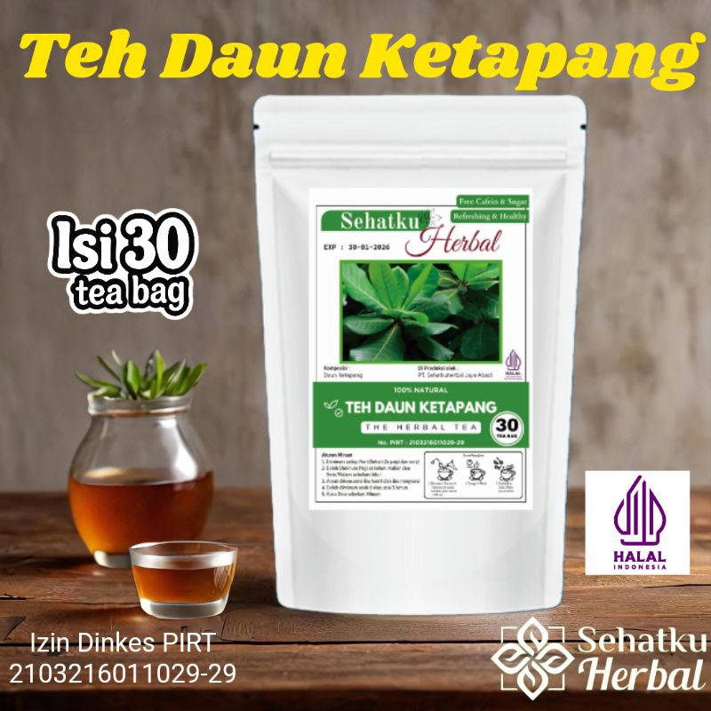 

SEHATKUHERBAL Teh Daun Ketapang isi 30 tea bag