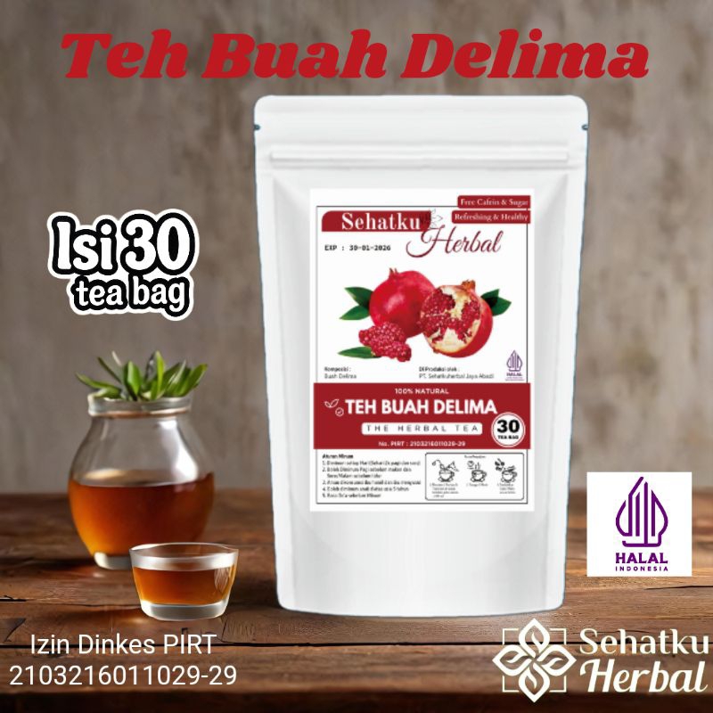 

SEHATKUHERBAL Teh Buah Delima isi 30 tea bag