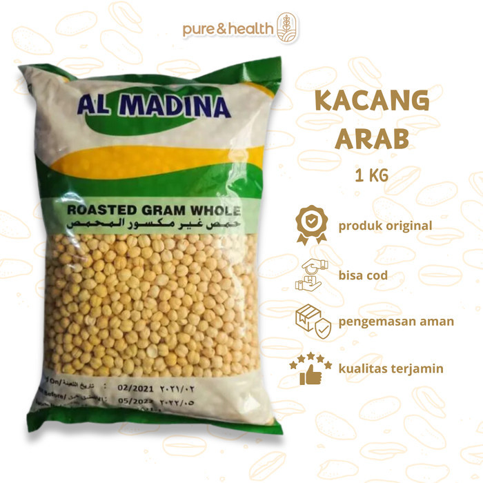 

Kacang Arab Renyah 1kg / Kacang chikpea / Kabuli