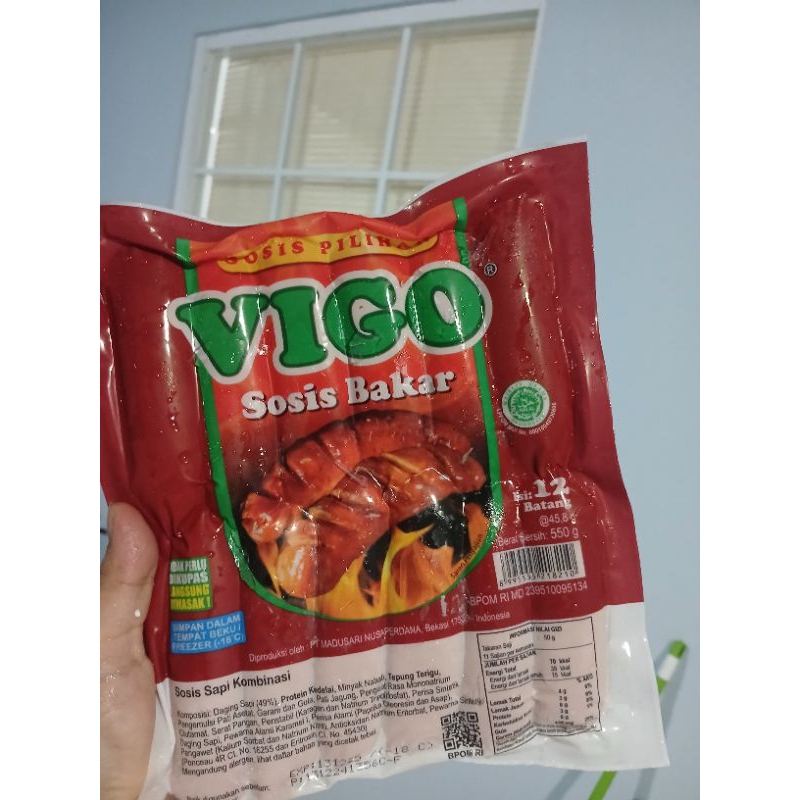 

Vigo Sosis Sapi Bakar Mini isi 12