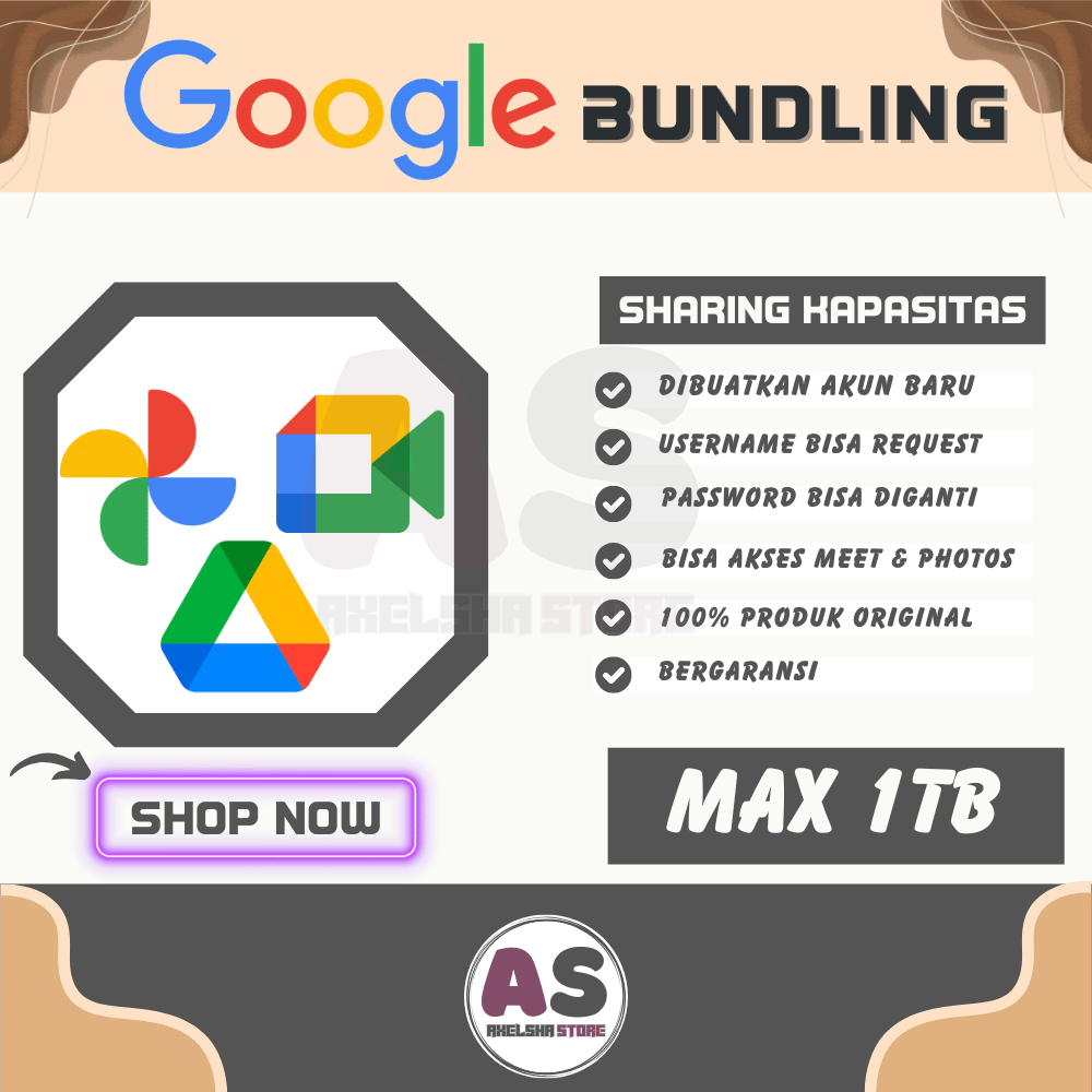[BUNDLING] Google Drive + Google Photos + Google Meet unlimited Lifetime