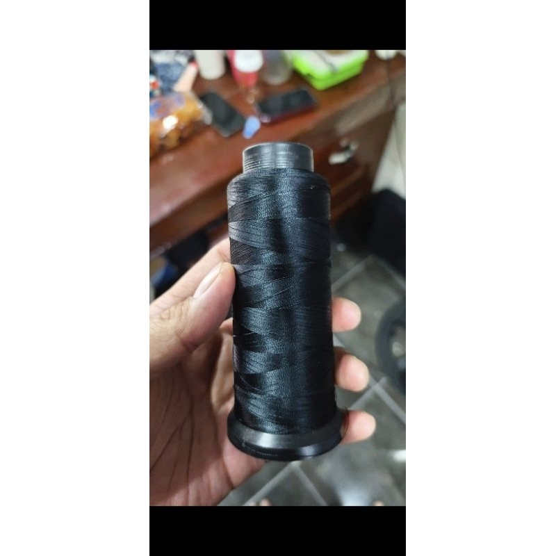 Benang Obras Karpet Hitam 100gram
