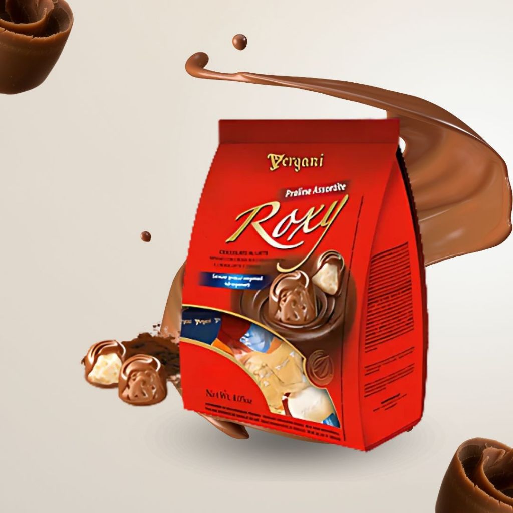 

Vergani Roxy / Cokelat Italy isi krim hazelnut 150gr / Snack Cokelat