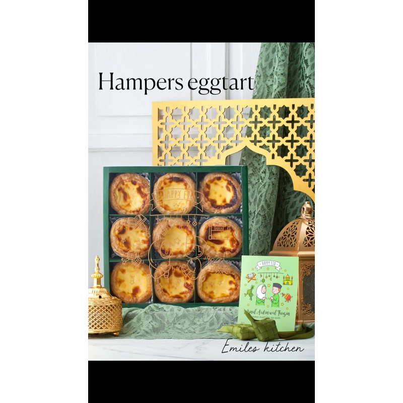 

<Emile's Kitchen> Hamper eggtart lebaran | Eid Mubarak | Idul fitri