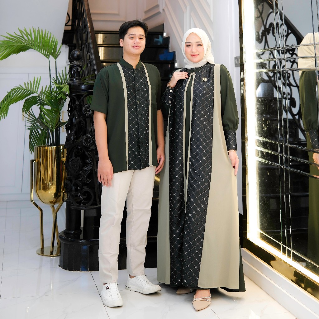 Gwenza - Mufiandra Couple Gamis Koko - Muslim Wanita