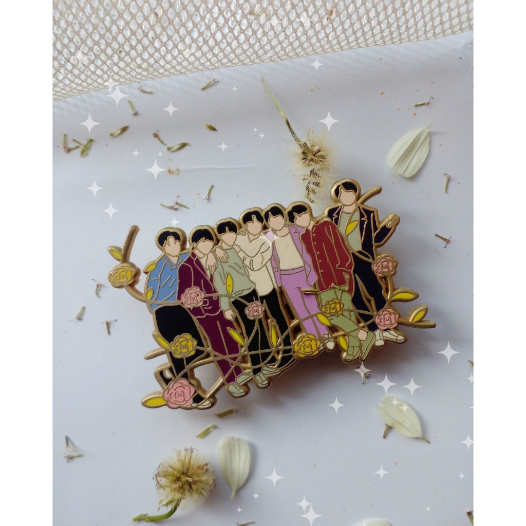 BTS ENAMEL PIN - STAY GOLD