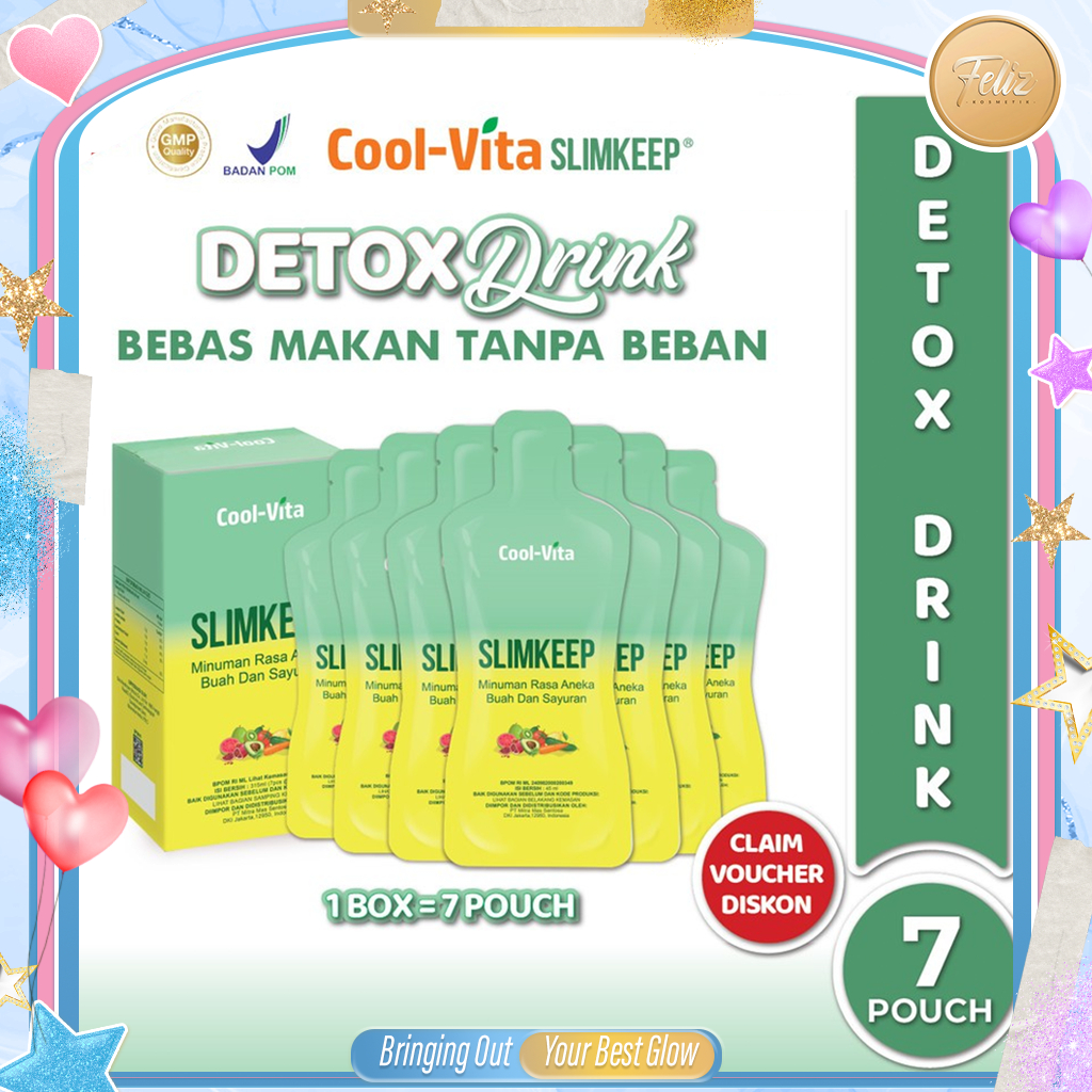* FELIZ * COOLVITA Slimkeep Detox Drink (SACHET)
