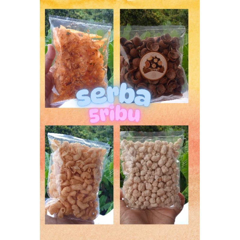 

Aneka Snack Serba 5.000 Cemilan Kiloan Serba 5 ribu Termurah MAKANAN RINGAN