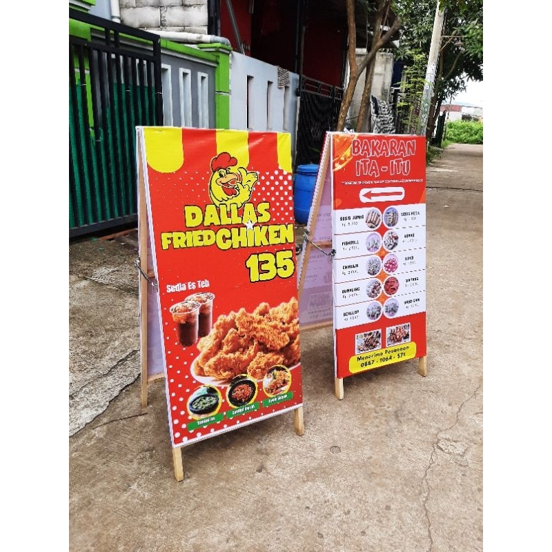 Standing Banner / STANDING BANNER KAYU