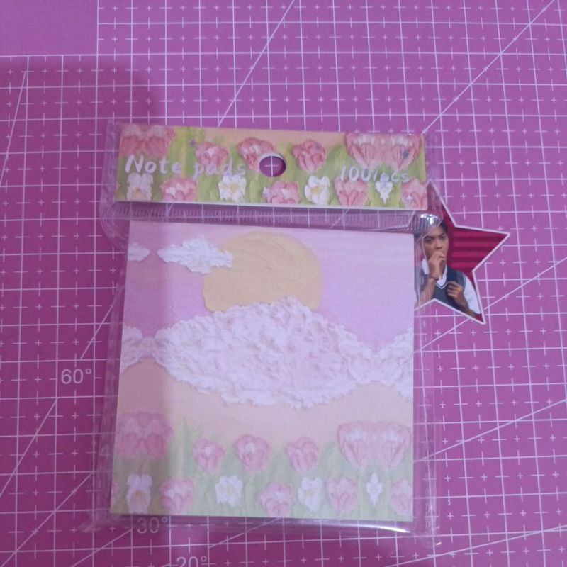 

memopad bentuk awan aesthetic isi 100