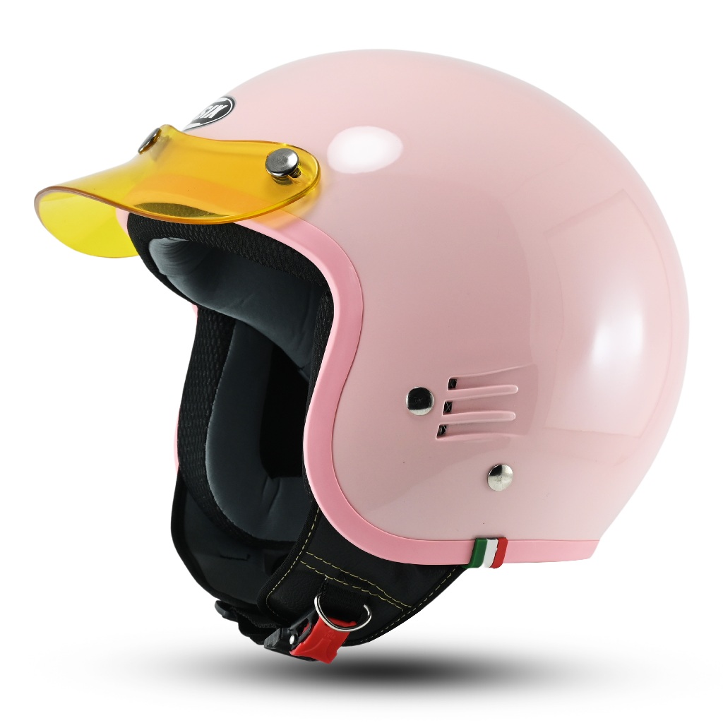 Helm Bogo Retro Polos Wanita Hijab Dewasa Motor SNI Terbaru Kekinian