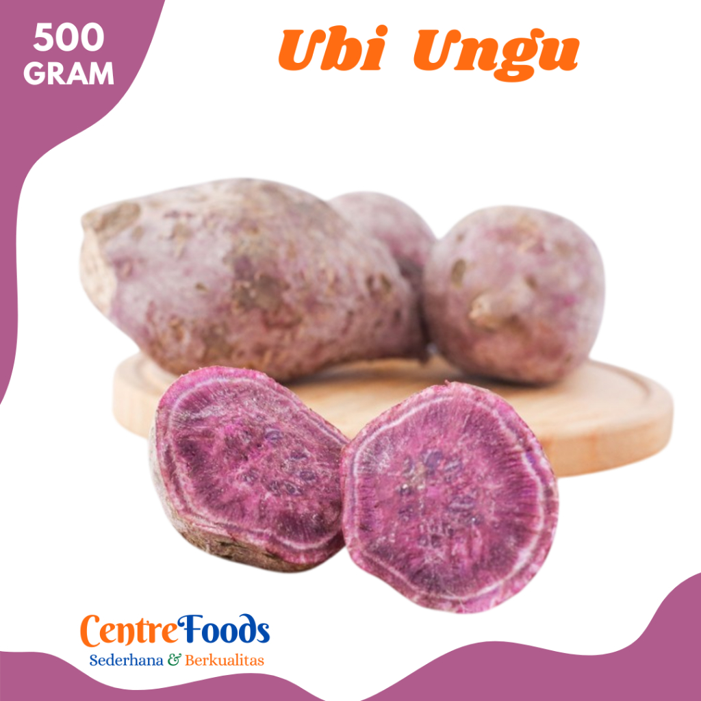 

UBI Ungu - Ubi Jalar Ungu Fresh | 500gr [ Harga Per 0,5 Kg ]