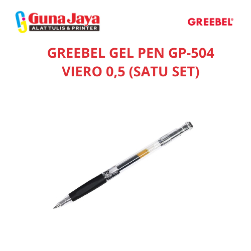 

GREEBEL GEL PEN GP-504 VIERO 0,5 (SATU SET 12 PCS)