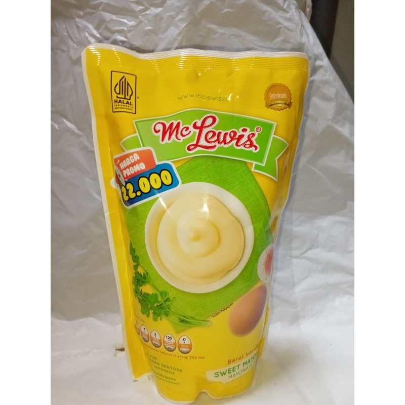 

Mclewis mayones sweet berat bersih 1kg