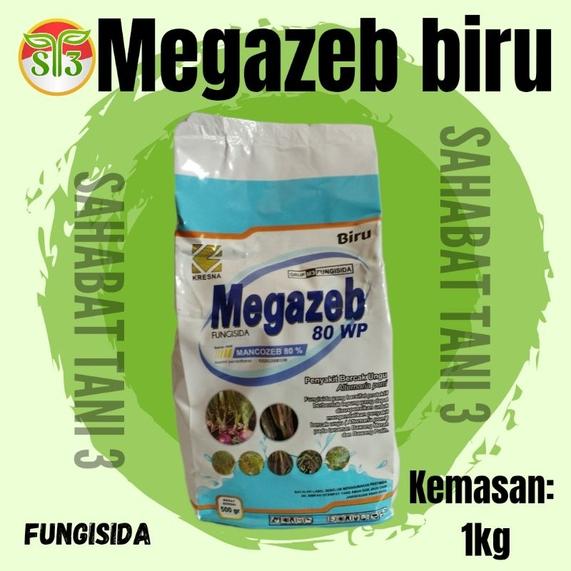 MEGAZEB BIRU 80WP 1Kg | fungisida mankozeb | fungisida megazeb | fungisida mankozeb , fungisida untu