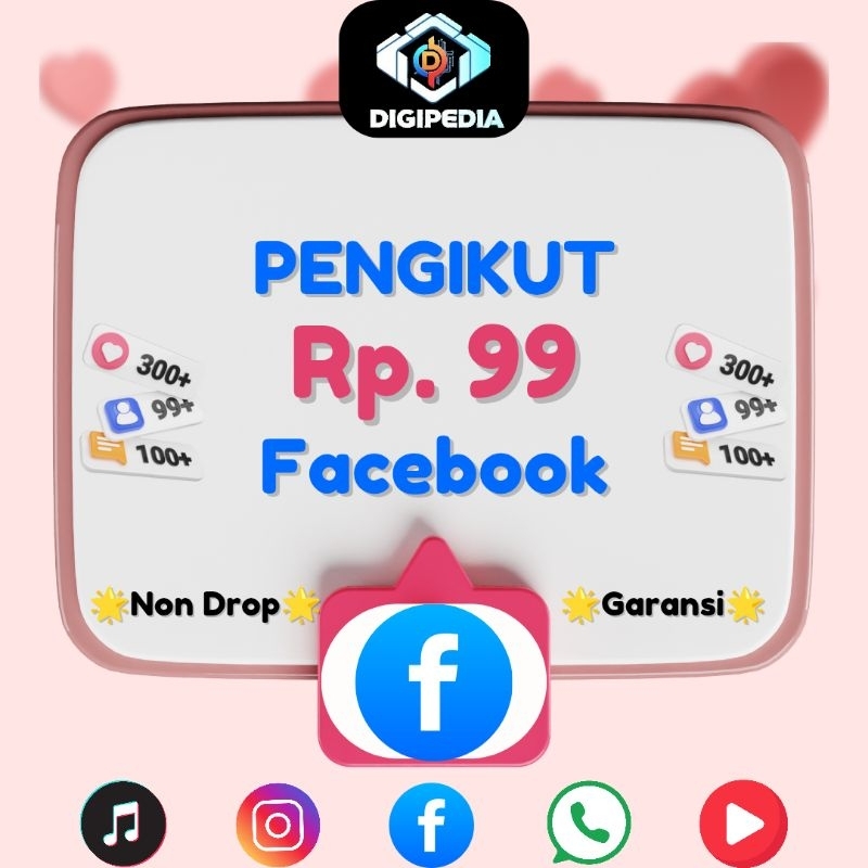 Pengikut Facebook [Auto Lolos Monet] | Termurah | Bergaransi | Anti SPAM.