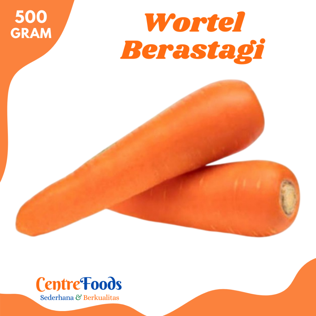 

WORTEL Berastagi - Sayur Wortel Medan Fresh | 500gr [ Harga Per 0,5 Kg ]