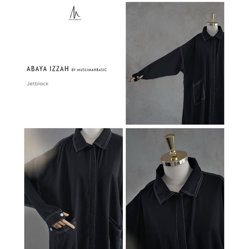 izzah abaya by muslimah basic preloved