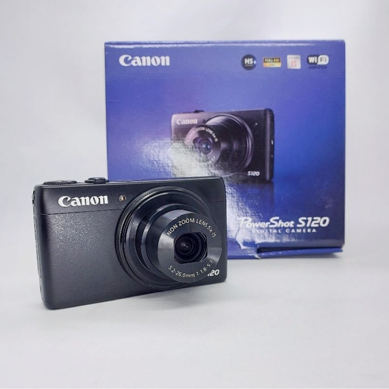 kamera digital digicam canon powershoot s120 touchscreen wifi