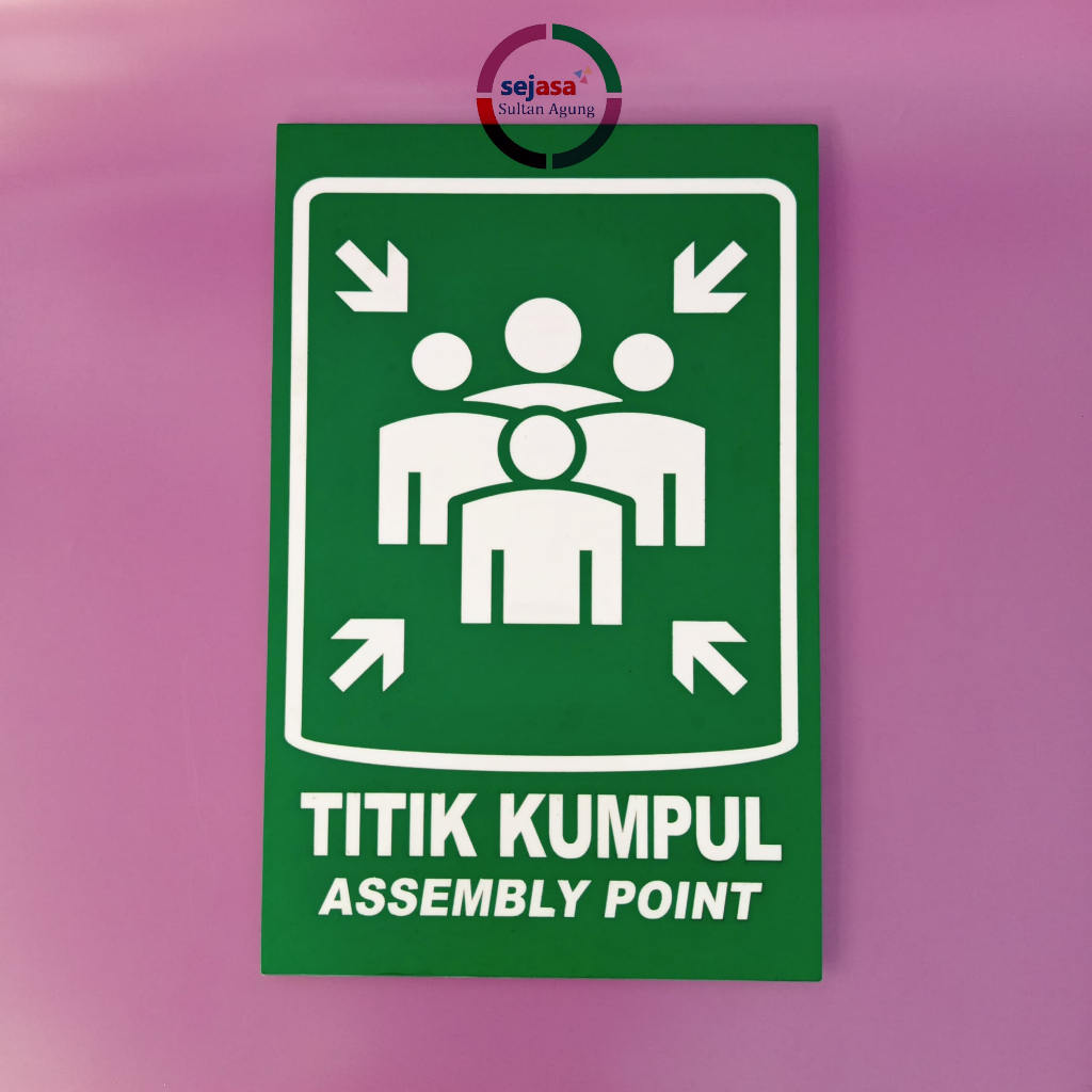 

Akrilik Papan Titik Kumpul | Akrilik Assembly Point | Signage Titik Kumpul | Jalur Evakuasi