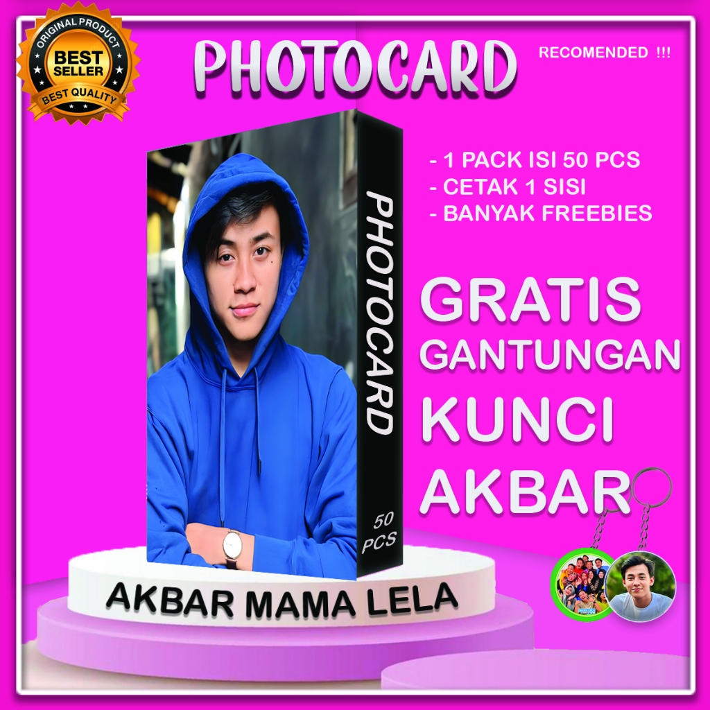 PREMIUM 50 PCS Photocard AKBAR MAMA LELA