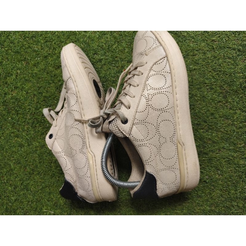 Coach Sepatu Sneakers Type COC Clip Low Chalk Navy