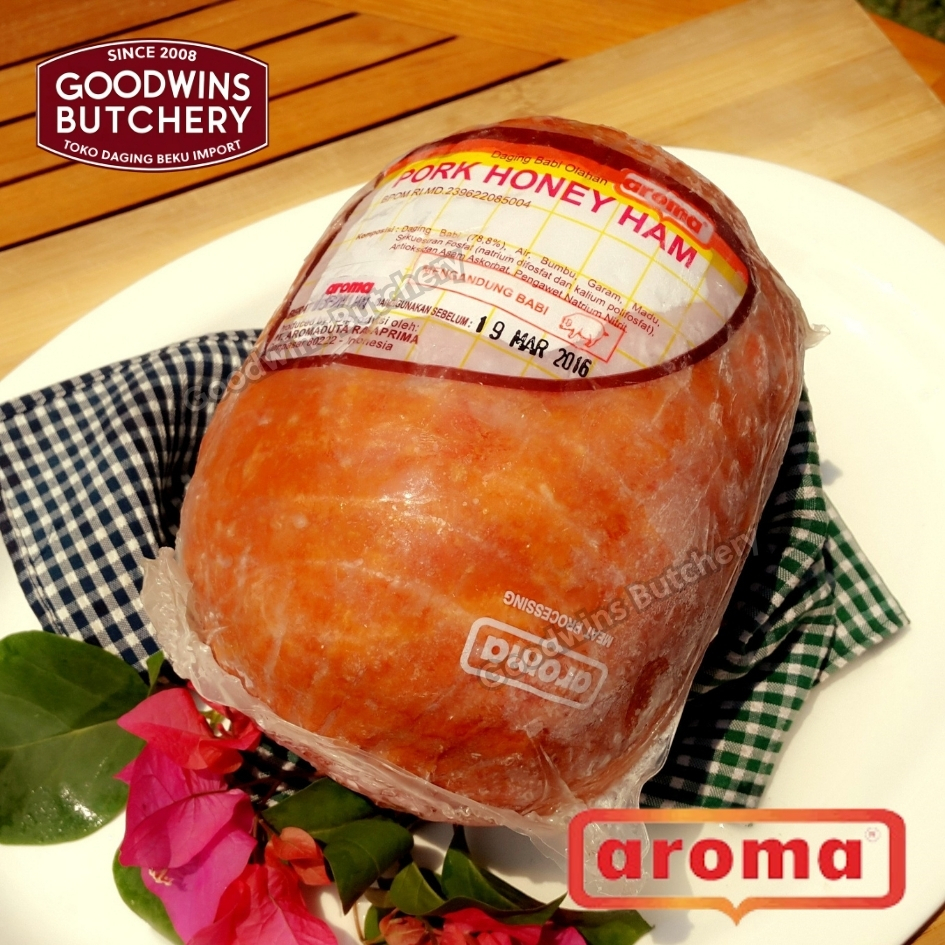 

Pork ham HONEY HAM WHOLE 2kg frozen Aroma Bali