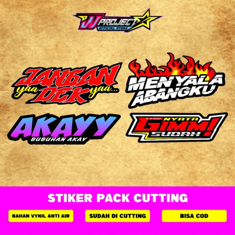 

STIKER PACK BUBUHAN AKAY CUTTING VIRAL