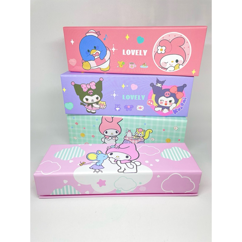 

Kotak Pensil Dos Pin Fancy Sanrio / Souvenir Ulang Tahun Kuromi Melody