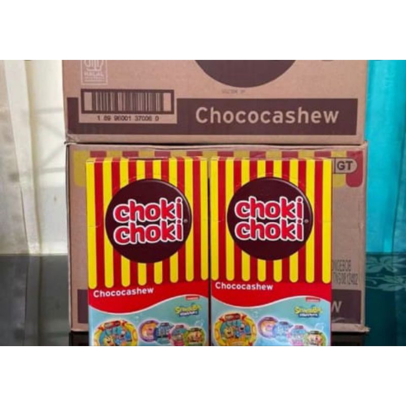 

{1 Box Isi 20pcs } Choki Choki Chococashew - Choki Choki Coklat Pasta 180gr