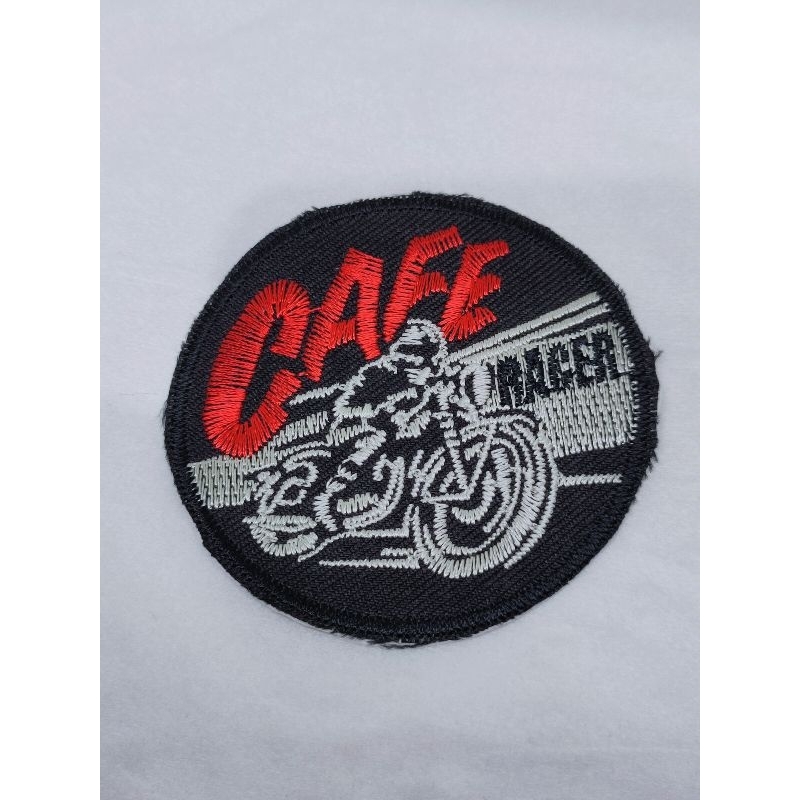 Patch bordir bikers caferacer motorcycles klasik logo emblem tempelan jacket rompi tas topi