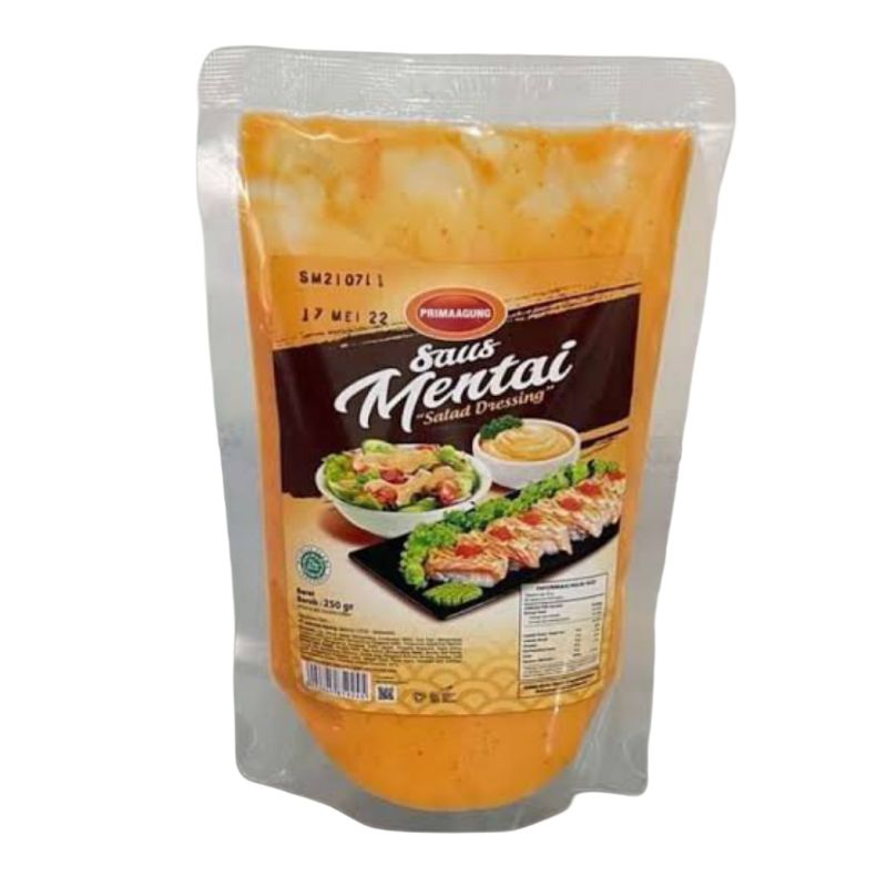 

Saos Mentai - Saus Mentai Prima Agung Kemasan Ekonomis 250g