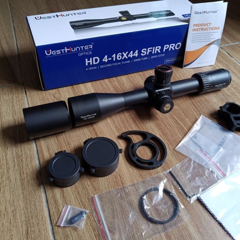 telescope westhunter hd 4-16x44sfir pro zero stop