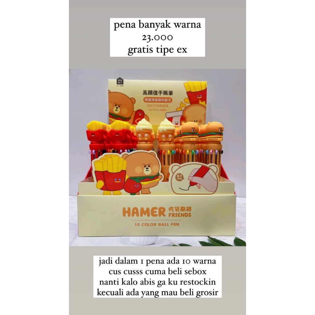 

PO CHINA - PENA WARNA WARNI