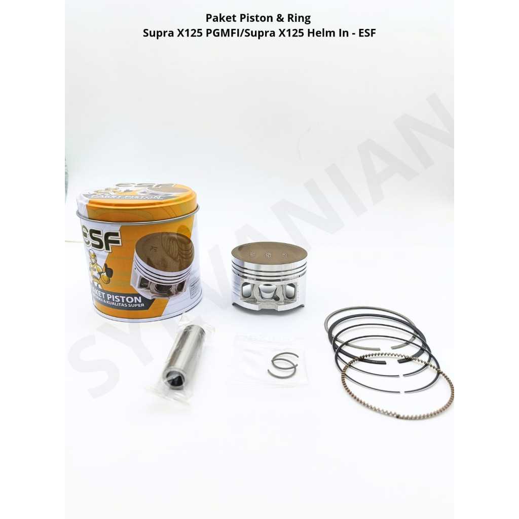 PAKET PISTON & RING SUPRA X125 PGMFI / SUPRA X125 HELM IN - ESF