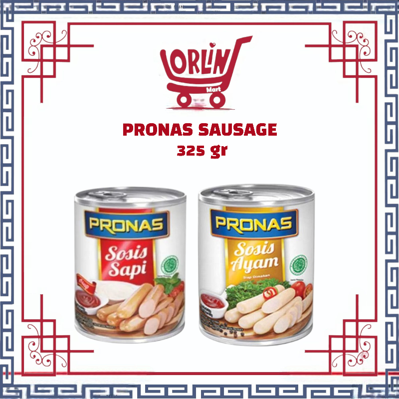 

PRONAS SAUSAGE 325gr / SOSIS PRONAS / SOSIS AYAM / SOSIS SAPI / SOSIS KALENG