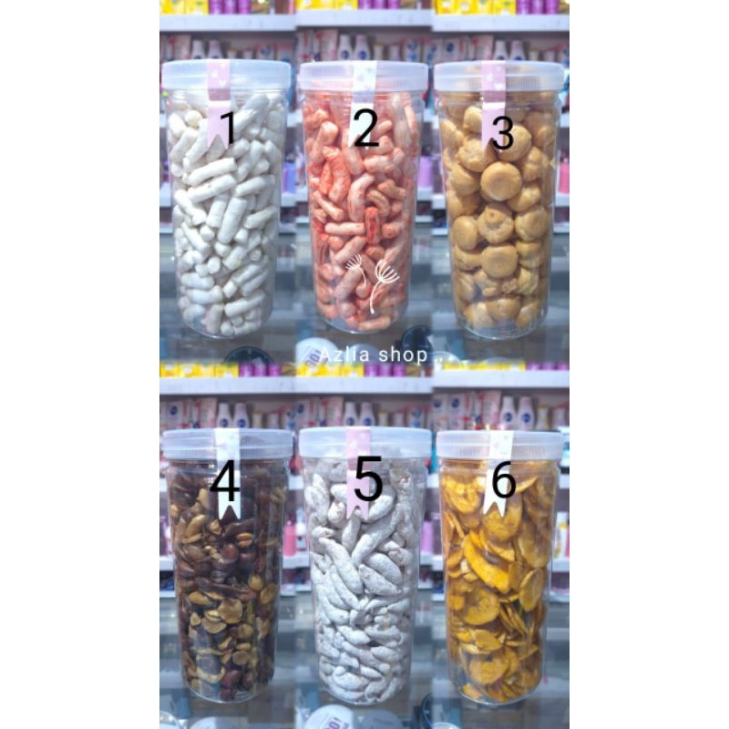 

Aneka snack lebaran free toples 1300 ml
