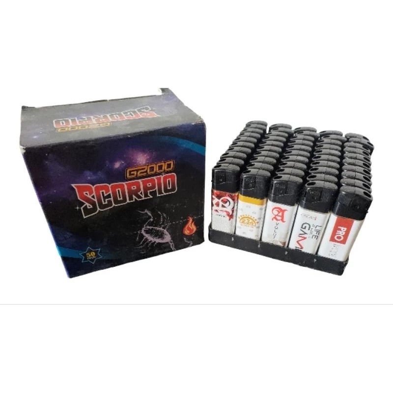 Korek Api G2000 Magnit Scorpio isi 50pcs